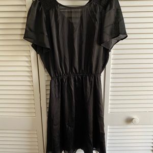 Black Silky Dress